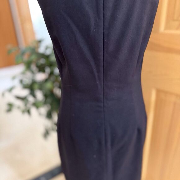 Pendleton Sheath Dress Women 4 Virgin Wool Black Pencil Knee Quiet Luxury Career - Picture 3 of 16